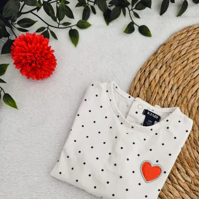 🌸 T-shirt manches longues Kiabi, 12 mois (73/76 cm)